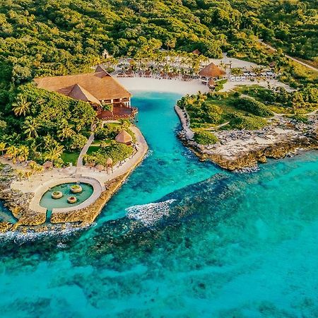 Occidental At Xcaret Destination Hotel Xcaret Park Exterior photo Aerial view of the resort