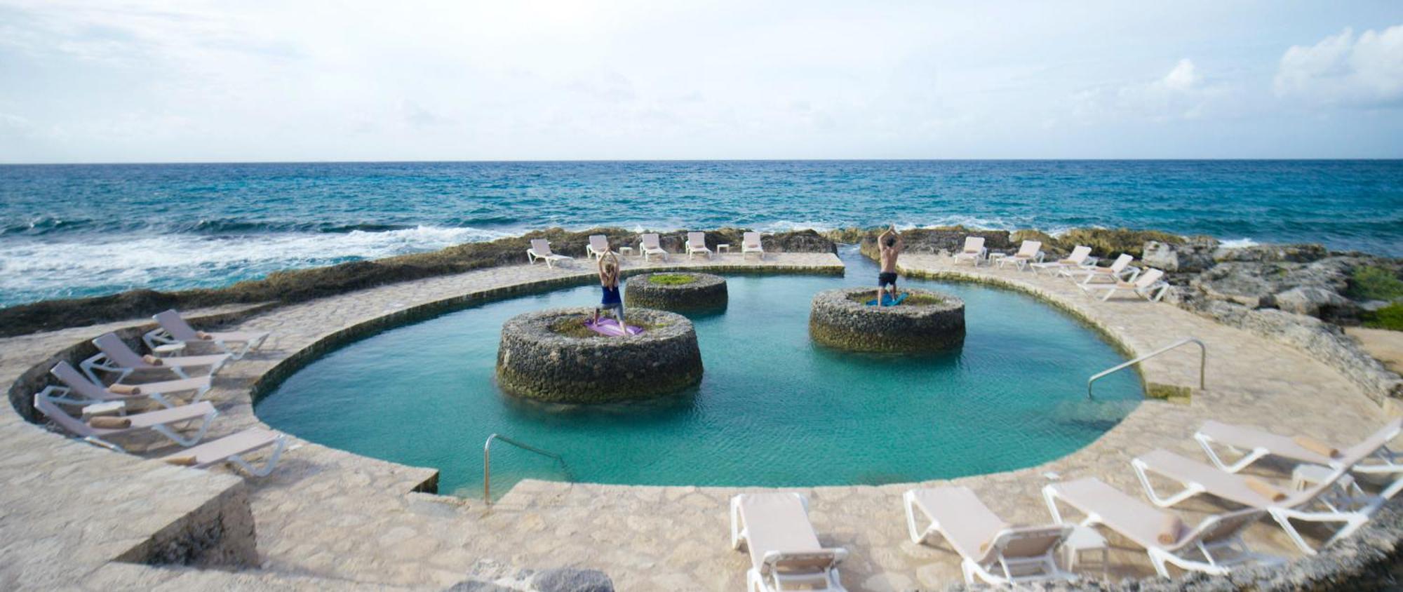 Occidental At Xcaret Destination Hotel Xcaret Park Exterior photo The Rock Pools