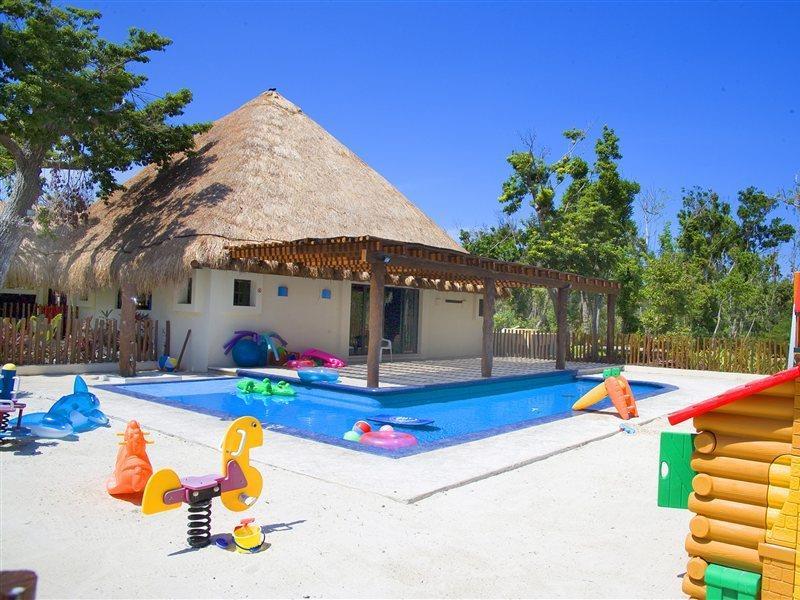 Occidental At Xcaret Destination Hotel Xcaret Park Exterior photo The children's pool at the Grand Palladium Hotel in Cancun, Mexico