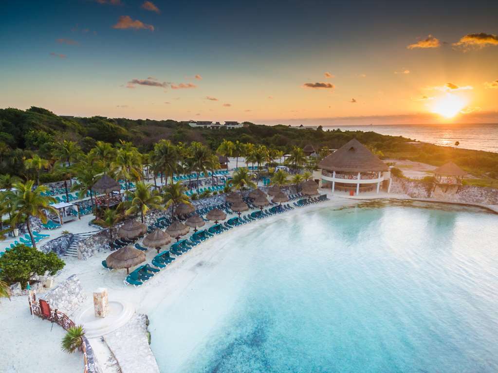 Occidental At Xcaret Destination Hotel Xcaret Park Nature photo Aerial view of the beach at the Hard Rock Hotel Cancun